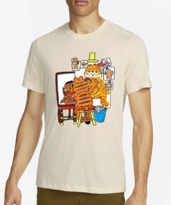 Garfield From Memory Portrait Of The Artist T-Shirt4
