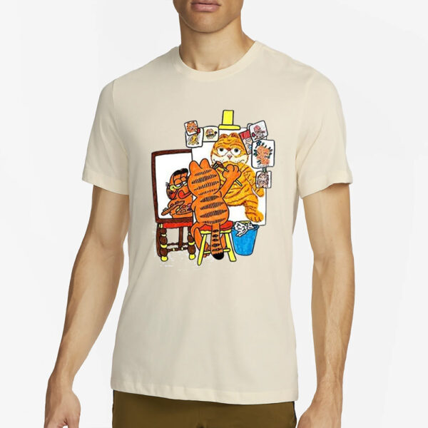 Garfield From Memory Portrait Of The Artist T-Shirt4