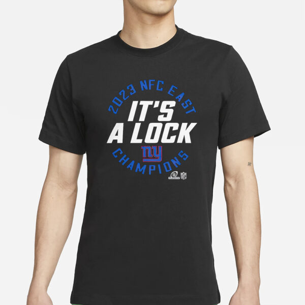 Giants Nfc East Champions 2023 It’s A Lock T-Shirts