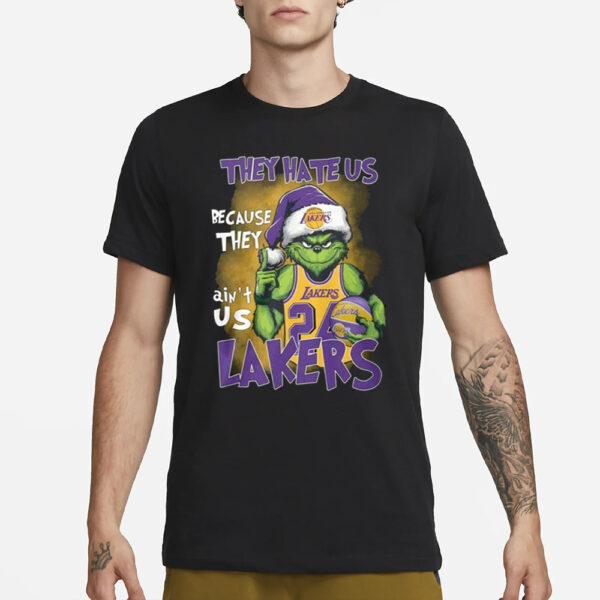 Grinch They Hate Us Because They Ain’t Us Lakers Shirt11