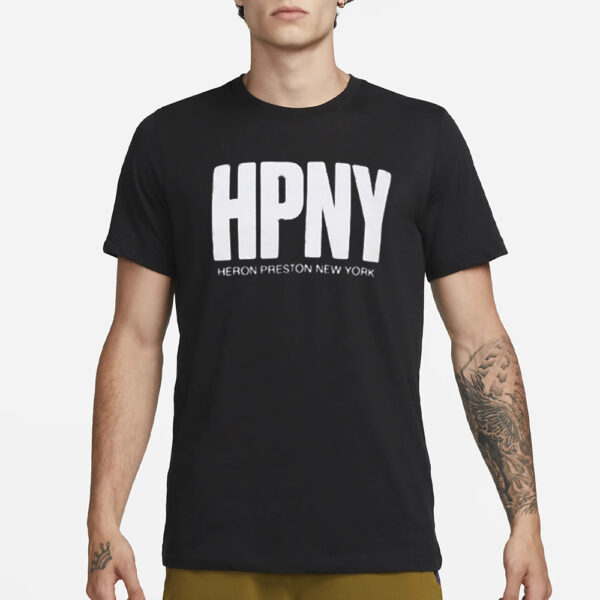 Hpny Heron Preston New York T-Shirt3