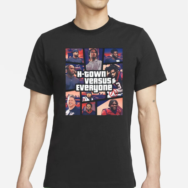 Htown Versus Everyone Gta Football T-Shirt