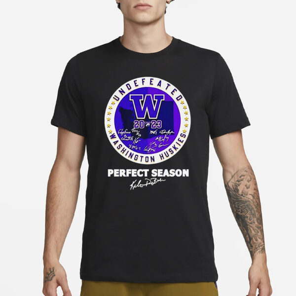 Huskies 2023 Undefeated Perfect Season T-Shirt3