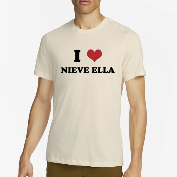 I Love Nieve Ella-Unisex T-Shirt2