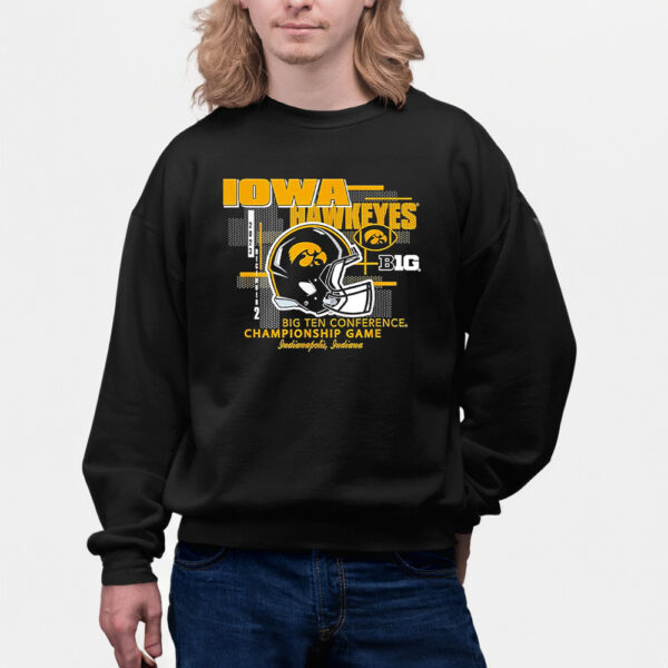 Iowa Hawkeyes Big Ten Championship 2023 Football Helmet Shirts