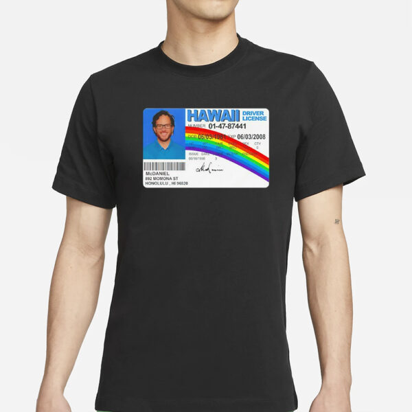 Jaelan Phillips Mike McDaniel Hawaii Driver License T-Shirts