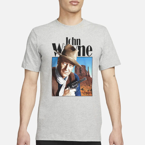 John Wayne Cowboy Retro T-Shirt1