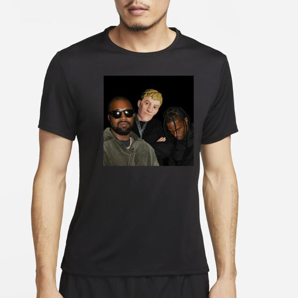 Kanye X Travis Scott X Fortnite T-Shirt4