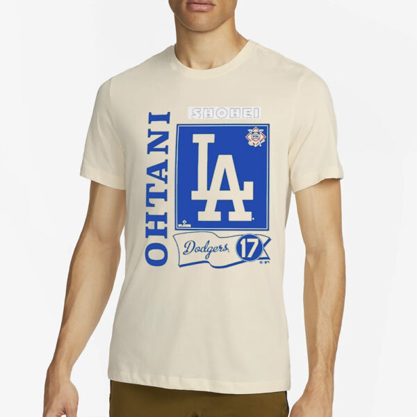 Los Angeles Dodgers Shohei Ohtani ’47 Gray Franklin T-Shirt2