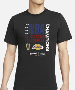 Los Angeles Lakers Nike Unisex 2023 Nba In-Season Tournament Champions Locker Room T-Shirt