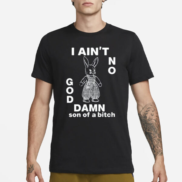 Lowlvl I Ain't No Rabbit God Damn Son Of A Bitch T-Shirt3