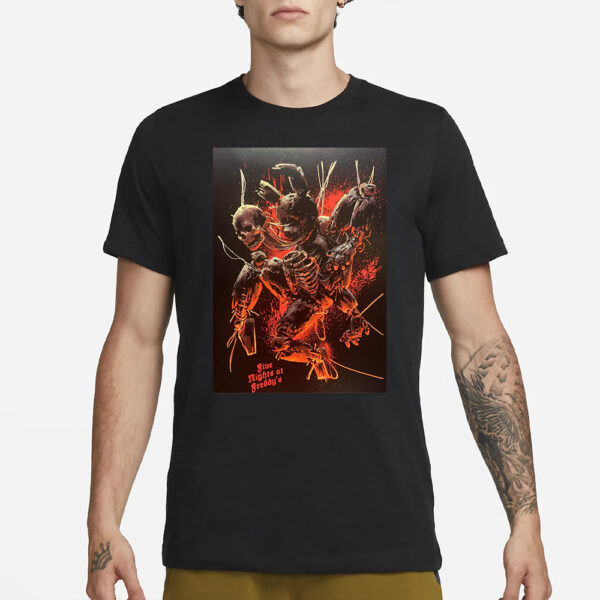 M1stghoul Five Nights At Freddy’s Skeleton T-Shirt3