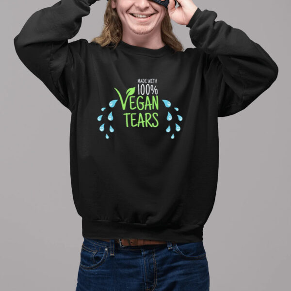 Made With 100% Vegan Tears Shirt2