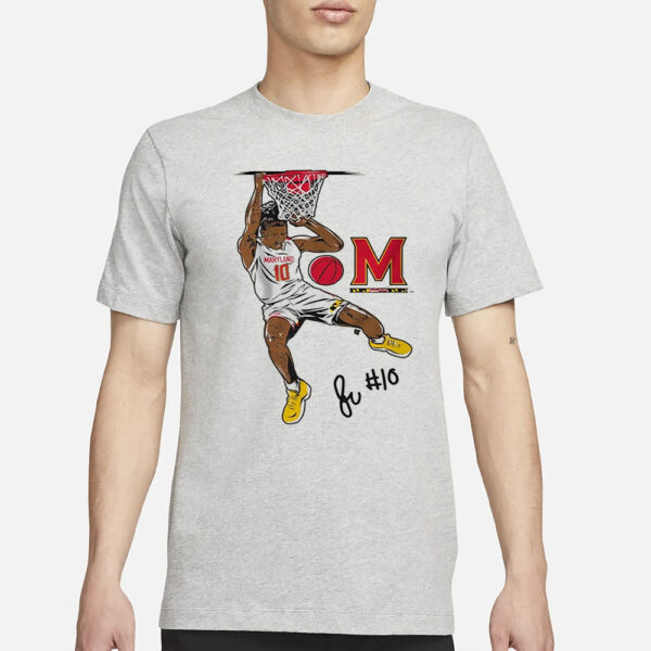 Maryland Julian Reese Signature Slam T-Shirt1