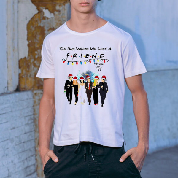 Matthew Perry the one where we lost a friend 1969 2023 signature Shirt