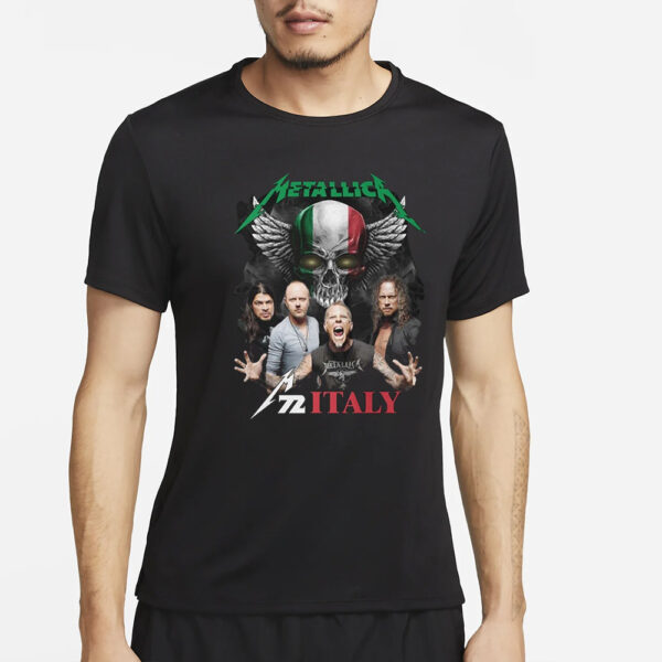 Metallica Italy 2024 T-Shirt4