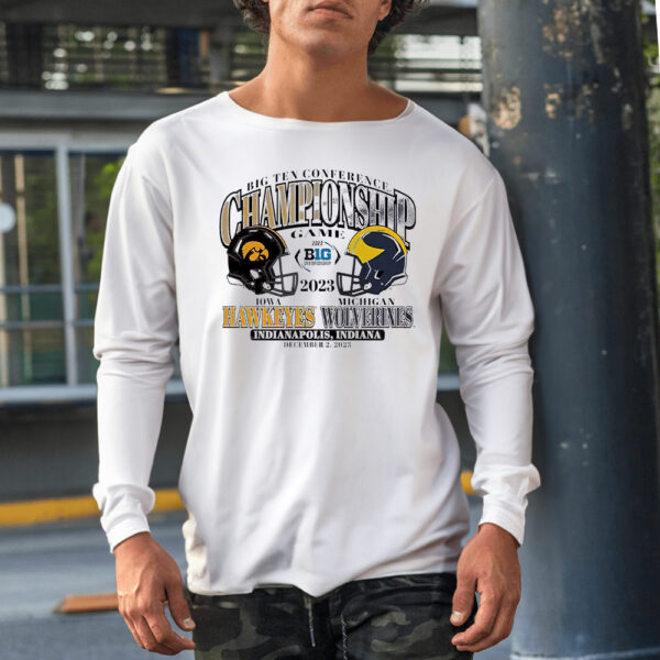 Michigan Vs Iowa Big Ten Championship 2023 Indianapolis Shirt1