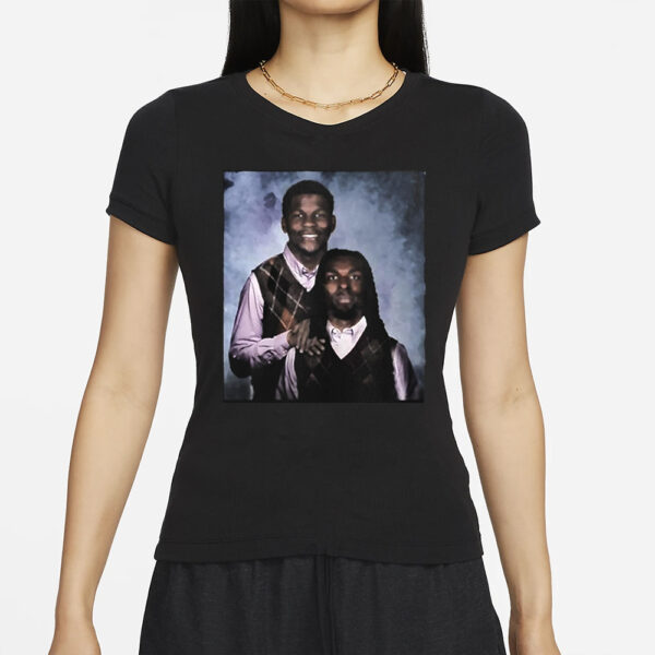 Minnesota Naz Reid And Anthony Edwards Step Brothers T-Shirt