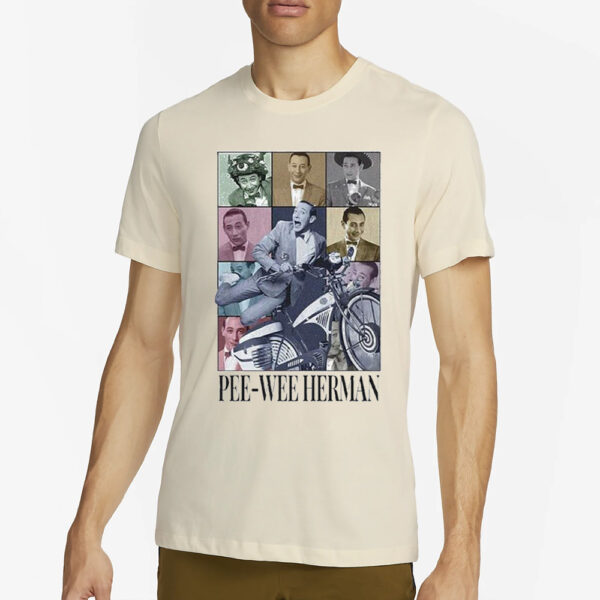 New Rare Pee Wee Herman Eras T-Shirt4