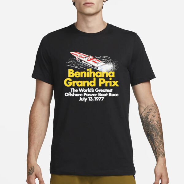 Official Benihana Grand Prix The World’s Greatest Offshore Power Boat Race July 13 1977 Shirt3