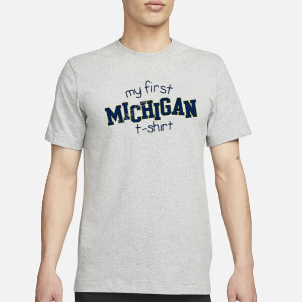 Official Wolverine Chron My First Michigan T-Shirt1