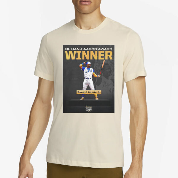 Ronald Acuna Jr Hank Aaron Award Winner 2023 T-Shirt4