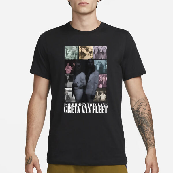 Sam And Jake Kiszka Forbidden Twin Lane Greta Van Fleet T-Shirt1