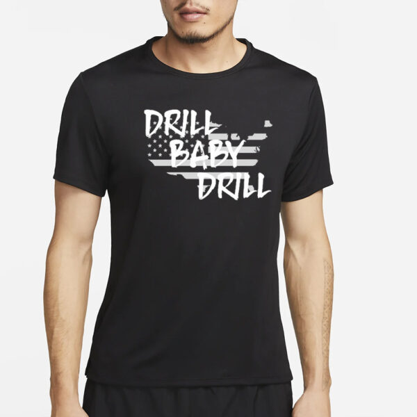 Scott Presler Drill Baby Drill Map Usa Flag T-Shirt2