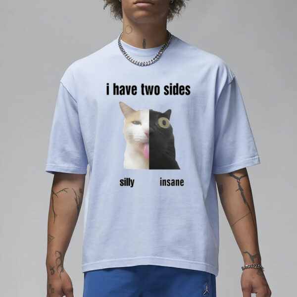 Sillyteestudio I Have Two Sides Silly Insane T-Shirt1