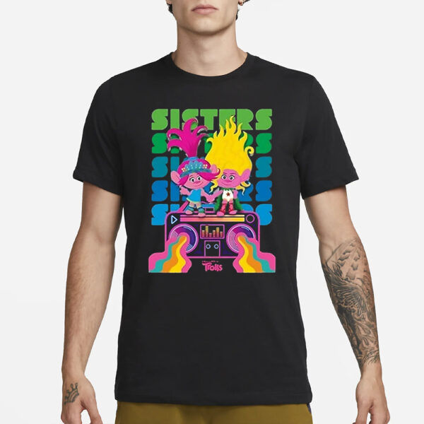 Sisters Trolls Rainbow T-Shirt3