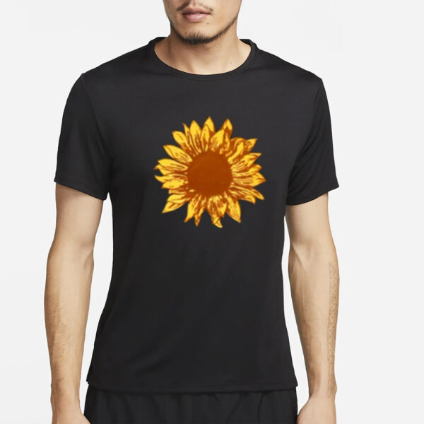 Sunflower Flocked T-Shirt2