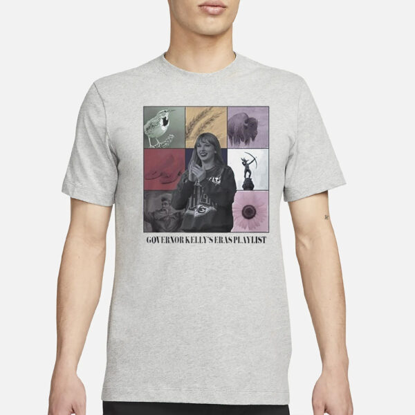 Taylor Governor Kelly’s Eras Playlist T-Shirt3