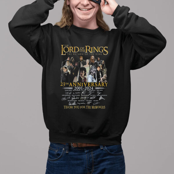 The Lord Of The Rings The Return Of The King 23th Anniversary 2001 – 2024 Thank You For The Memories T-Shirt2