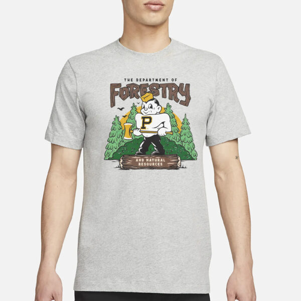 The department of forestry and natural resources Purdue Boilermakers T-Shirt3