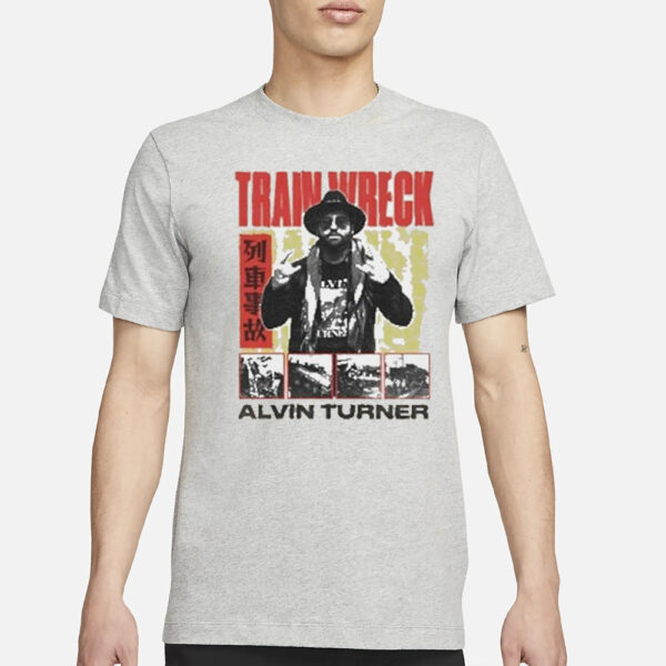 Train Wreck Alvin Turner Photo T-Shirt1