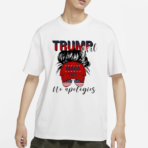 Trump girl no apologies MAGA 2024 red hat Shirt2