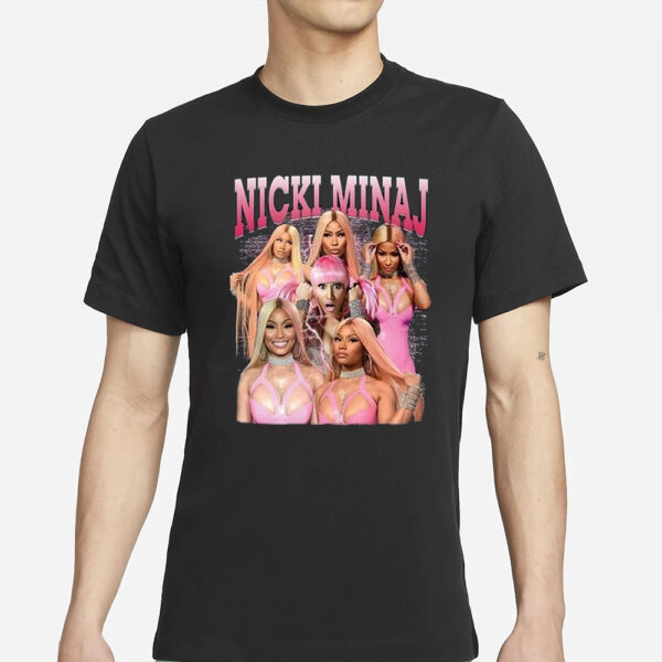 Vintage Inspirational Nicki Minaj Shirt Pink Friday 2 World Tour T-Shirt3