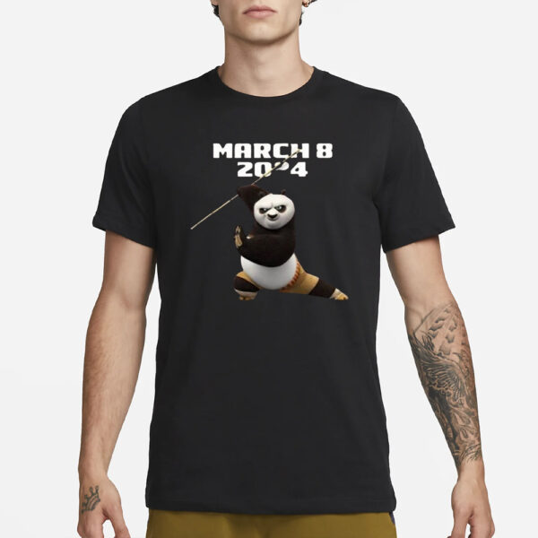 Vintage Kung Fu Panda 4 March 8 2024 Unisex T-Shirt3