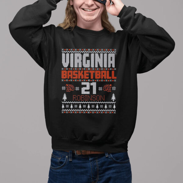 Virginia – Ncaa Women’s Basketball Anthony Robinson 21 Sweatshirt T-Shirt2