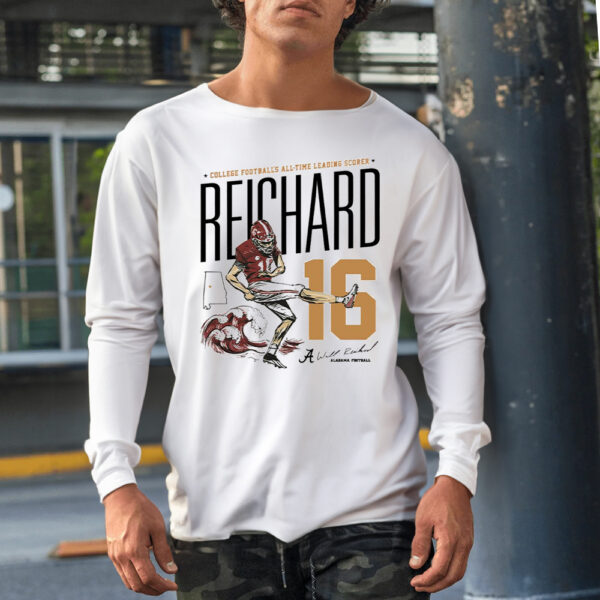 Will Reichard Alabama Football College Football’s All-time Leading Scorer T-shirt1