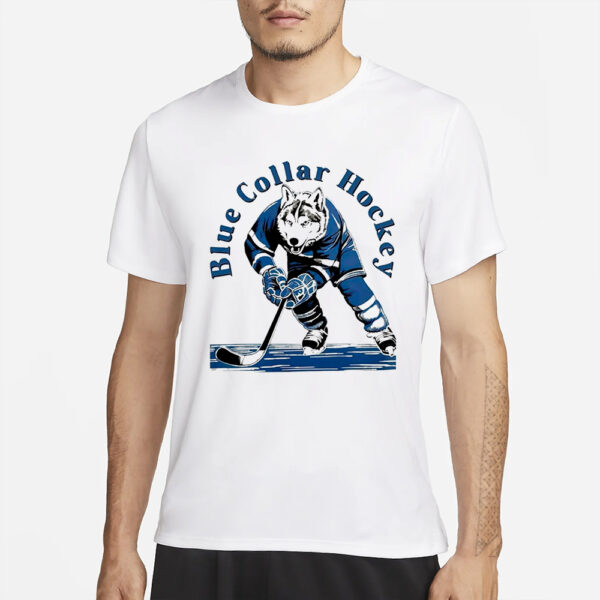 Wolf blue collar hockey shirt4