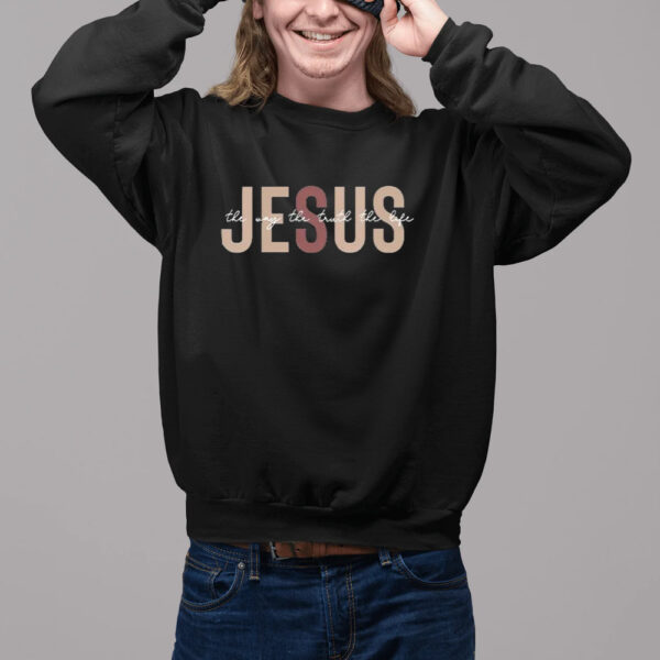 Women’s Faith Print Hoodie Long Sleeve Shirt2