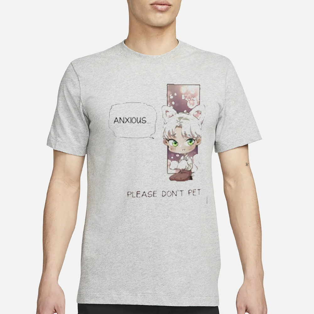 Zelan Sweater Nervous Please Don’t Pet T-Shirt 4 Zelan Sweater Nervous Please Don’t Pet T-Shirt1