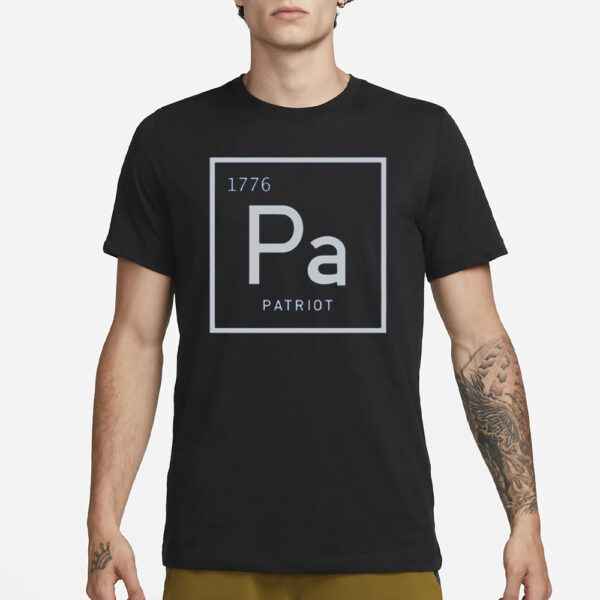 1776 Pa Patriot Periodic Table T-Shirt1