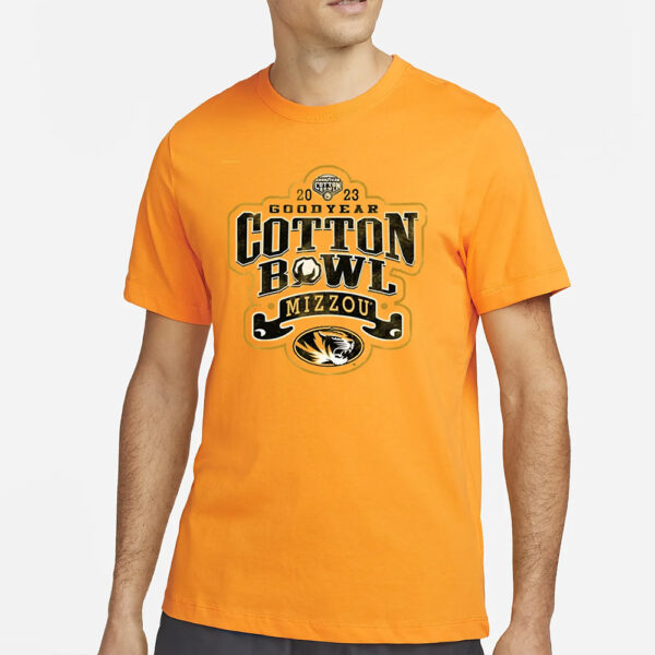 2023 Goodyear Cotton Bowl Mizzou Missouri Tigers T-Shirt