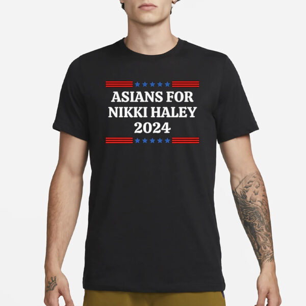 Asians For Nikki Haley 2024 T-Shirt3