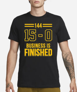 Business Is Finished Triblend T-Shirt1