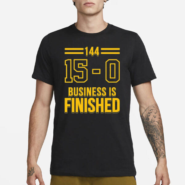 Business Is Finished Triblend T-Shirt1