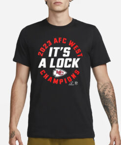 Chiefs It’s A Lock 2023 AFC West Champions T-Shirt1