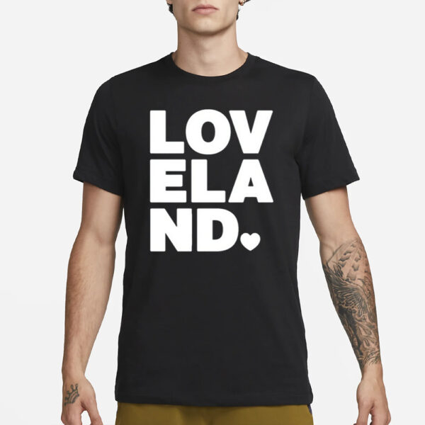 Cincyshirts Lov Ela Nd White Ink T-Shirt1